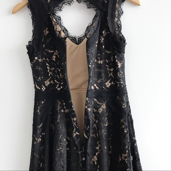 Heartloom Black & Nude Lacy Flare Special Occasion - Picture 6 of 8
